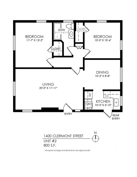 1400 Clermont 2 Bedroom Apartments in Denver, CO